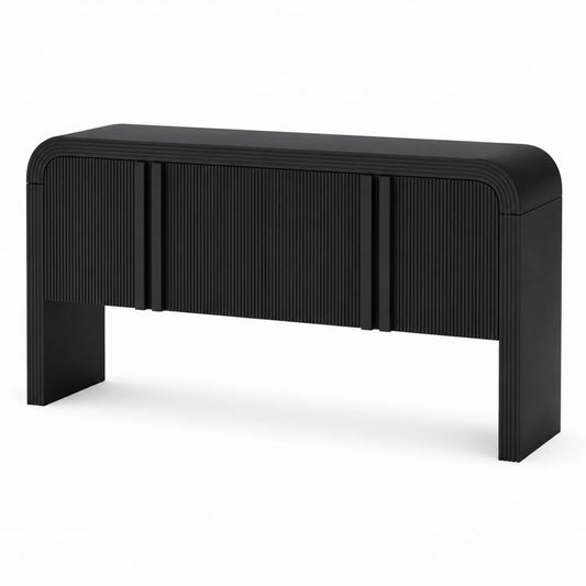 Sideboard Holz Schwarz 160x45x75 cm